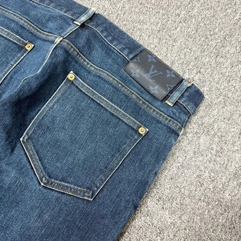 Louis Vuitton Louis Vuitton Men's Blue Denim Casual Pants 0089 Size US 32 / EU 48 - 3 Thumbnail