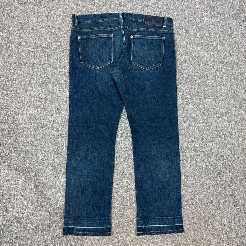 Louis Vuitton Louis Vuitton Men's Blue Denim Casual Pants 0089 Size US 32 / EU 48 - 2 Thumbnail