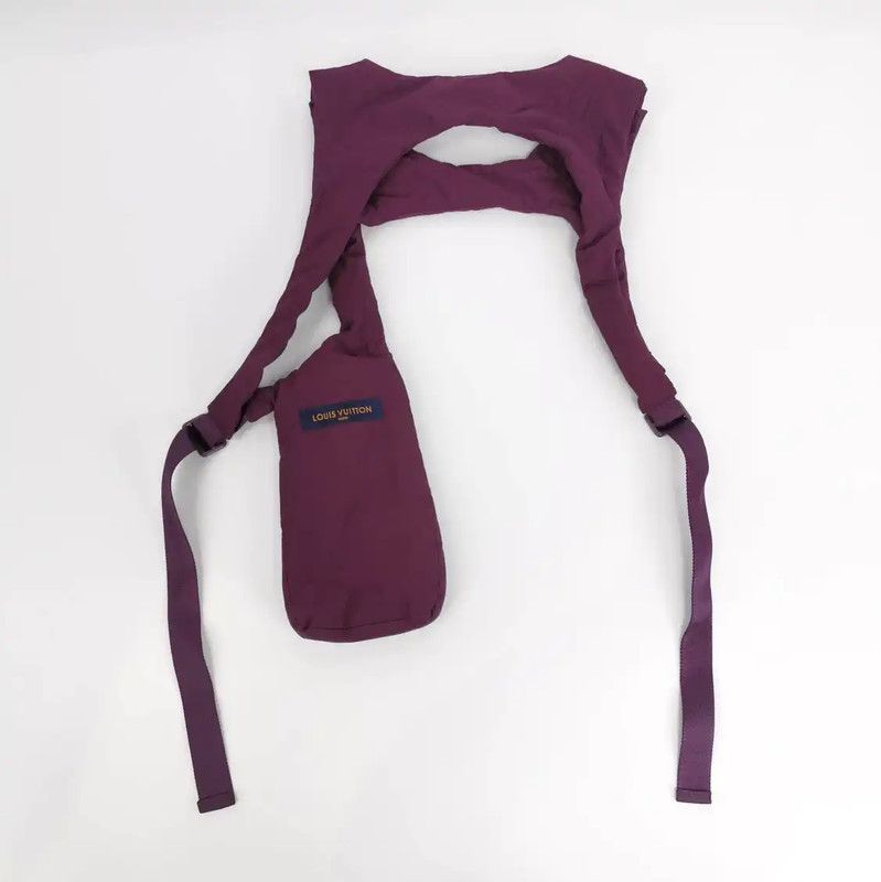 Louis Vuitton Louis Vuitton Purple Cotton Embroidered Vest 0089 Size US M / EU 48-50 / 2 - 2 Thumbnail
