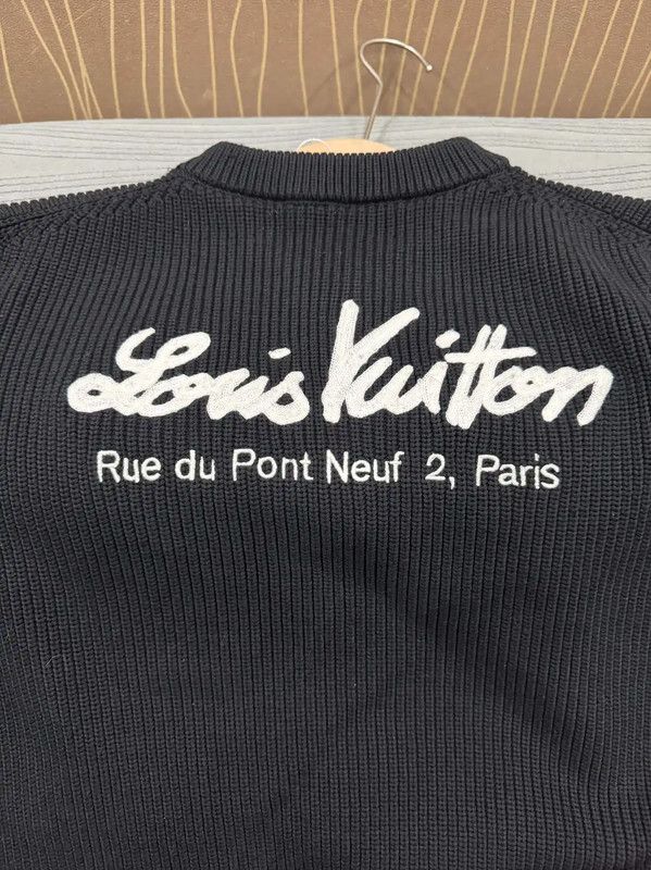 Louis Vuitton Louis Vuitton Black Nigo Collaboration Knit Sweater 0089 Size US S / EU 44-46 / 1 - 5 Thumbnail