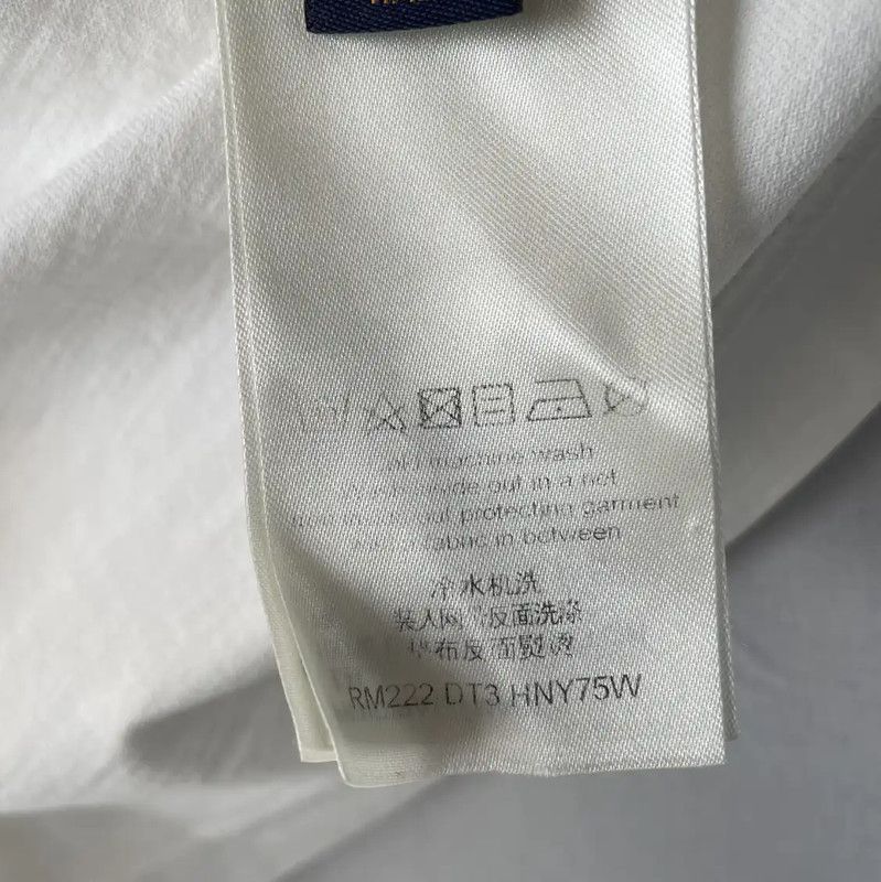 Louis Vuitton Louis Vuitton Beige Cotton Men's T-Shirt 0089 Size US S / EU 44-46 / 1 - 5 Thumbnail