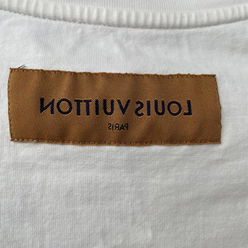 Louis Vuitton Louis Vuitton Beige Cotton Men's T-Shirt 0089 Size US S / EU 44-46 / 1 - 6 Thumbnail