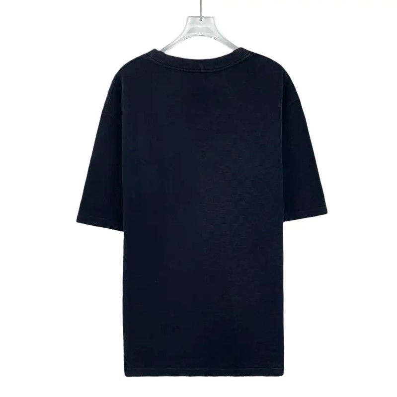 Louis Vuitton Louis Vuitton Blue Cotton XXL Men's T-Shirt 0089 Size US XXL / EU 58 / 5 - 2 Thumbnail