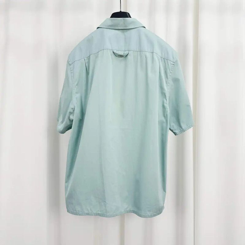 Louis Vuitton Louis Vuitton Summer Green Cotton Logo Short Sleeve Shirt 0089 Size US S / EU 44-46 / 1 - 2 Thumbnail