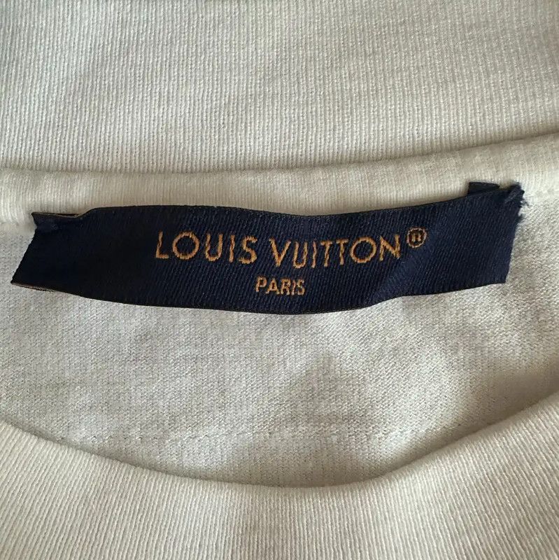Louis Vuitton Louis Vuitton White Cotton Men's T-shirt 0089 Size US S / EU 44-46 / 1 - 2 Thumbnail