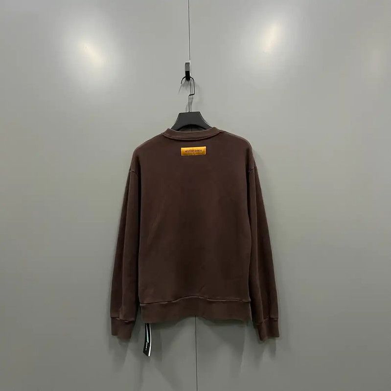 Louis Vuitton Louis Vuitton Brown Logo Cotton Long Sleeve Sweatshirt 0089 Size US S / EU 44-46 / 1 - 3 Thumbnail