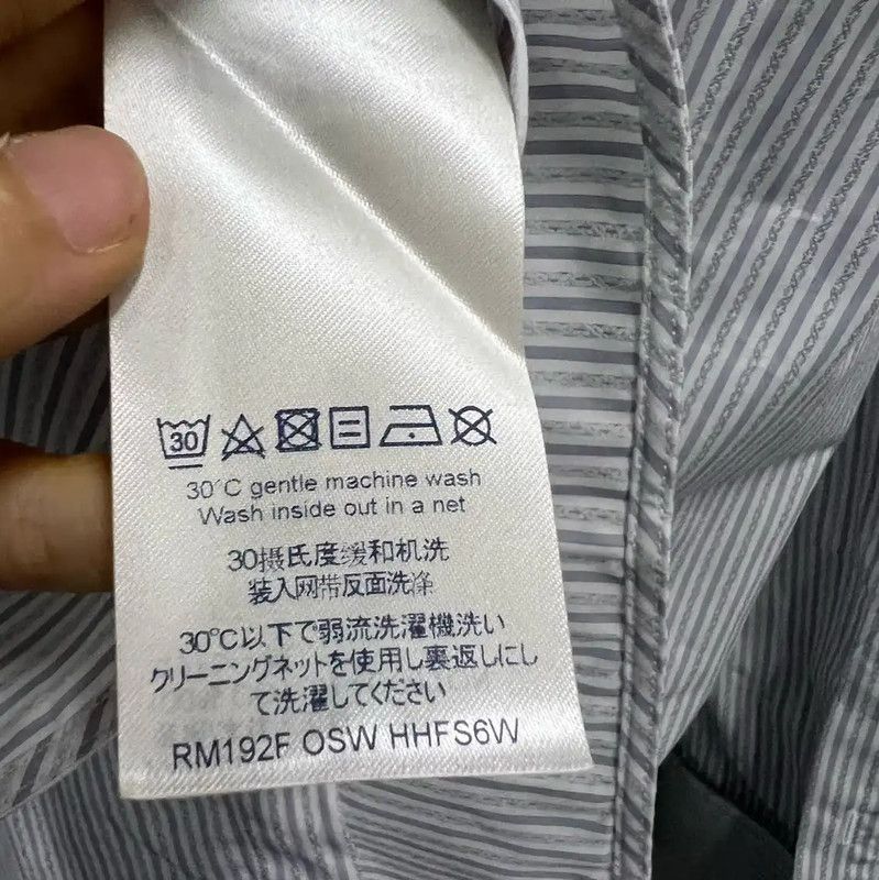 Louis Vuitton Louis Vuitton Gray Striped Long Sleeve Shirt 0089 Size US M / EU 48-50 / 2 - 4 Thumbnail
