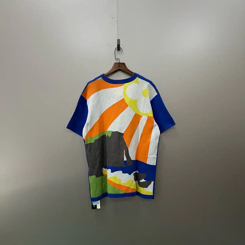 Louis Vuitton Louis Vuitton Summer Blue Cotton Men’s T-Shirt 0089 Size US M / EU 48-50 / 2 - 2 Thumbnail