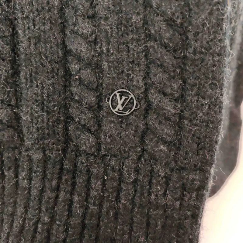 Louis Vuitton Louis Vuitton Black Knit Sweater for Men 0089 Size US L / EU 52-54 / 3 - 5 Thumbnail