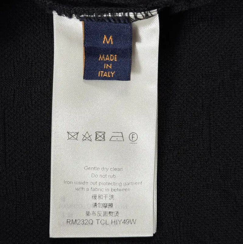 Louis Vuitton Louis Vuitton Black Cotton Men's T-Shirt 0089 Size US M / EU 48-50 / 2 - 4 Thumbnail
