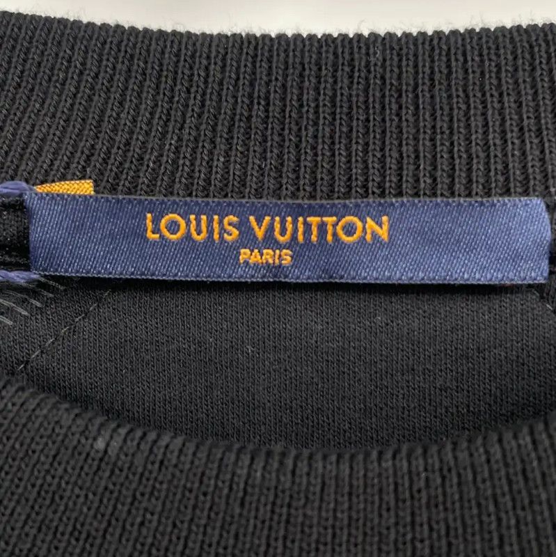 Louis Vuitton Louis Vuitton Black Cotton Men's Long Sleeve Sweatshirt 0089 Size US M / EU 48-50 / 2 - 3 Thumbnail