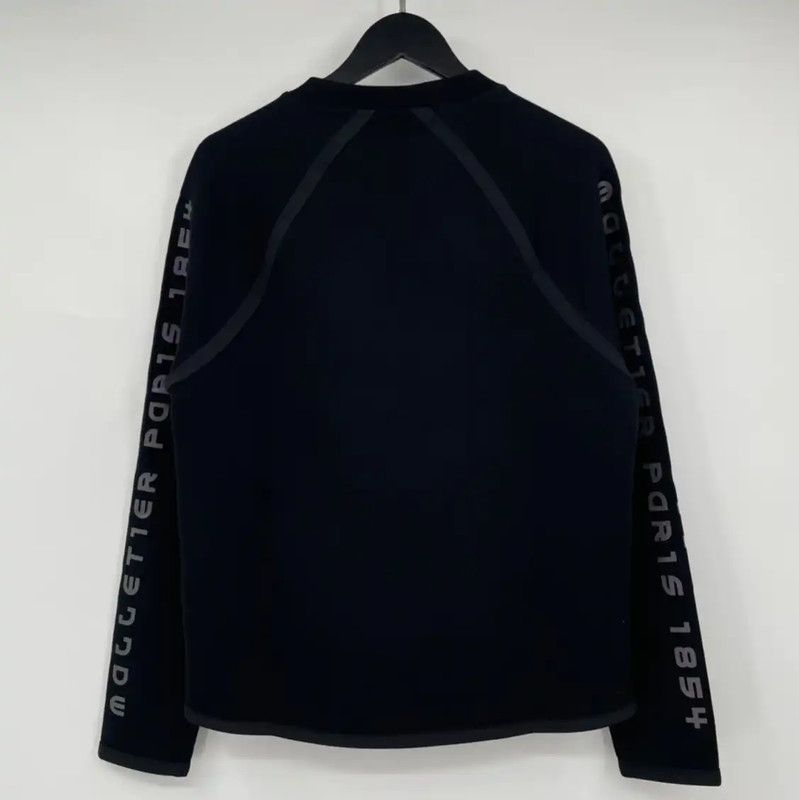 Louis Vuitton Louis Vuitton Black Cotton Men's Long Sleeve Sweatshirt 0089 Size US M / EU 48-50 / 2 - 2 Thumbnail