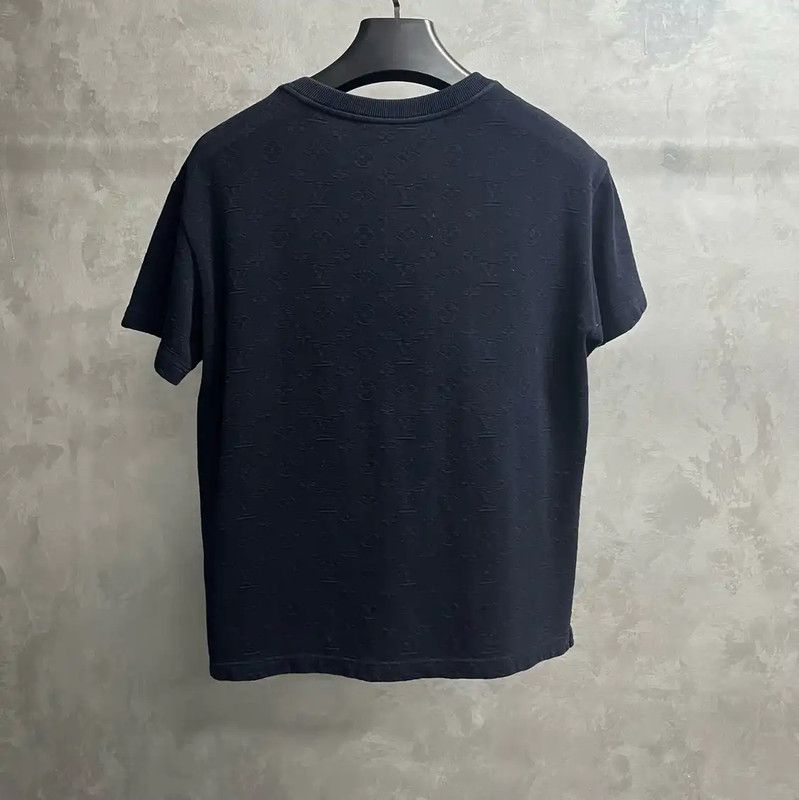 Louis Vuitton Louis Vuitton Blue Cotton Men's T-Shirt Size XS 0089 Size US XS / EU 42 / 0 - 2 Thumbnail