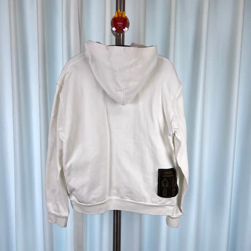 Louis Vuitton Louis Vuitton White Cotton Men's Hoodie 0089 Size US L / EU 52-54 / 3 - 2 Thumbnail