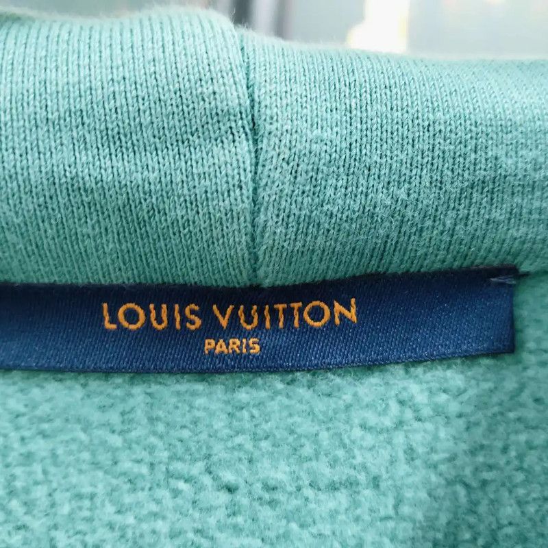 Louis Vuitton Louis Vuitton Men's XXL Green Hoodie 0089 Size US XXL / EU 58 / 5 - 6 Thumbnail