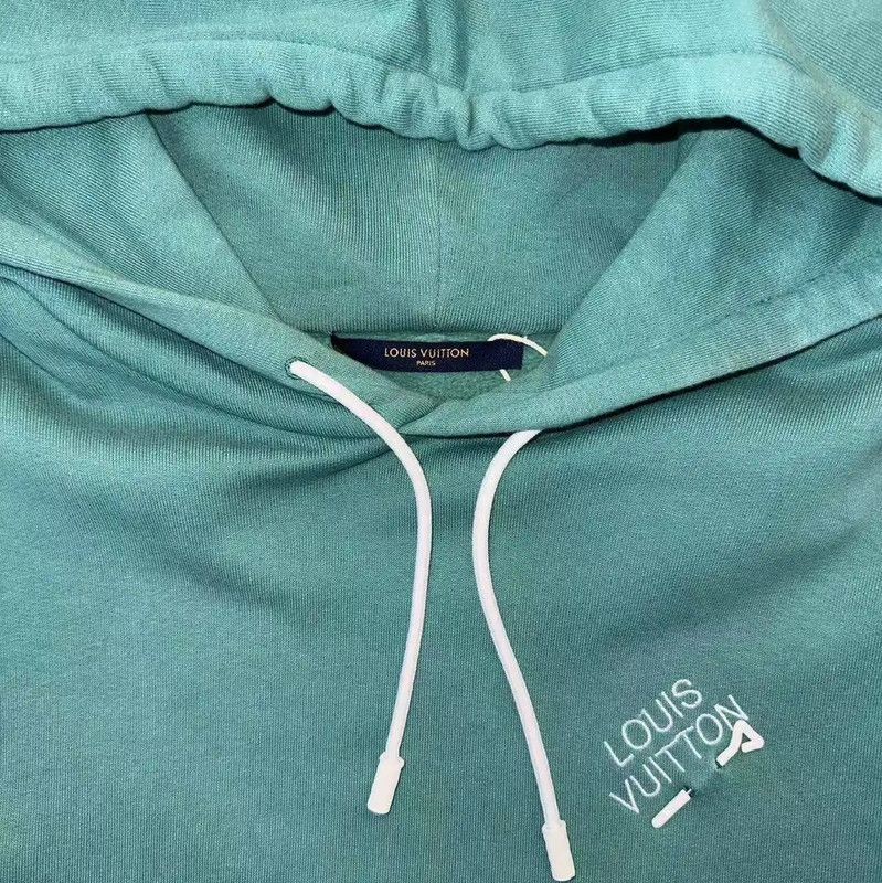 Louis Vuitton Louis Vuitton Men's XXL Green Hoodie 0089 Size US XXL / EU 58 / 5 - 4 Thumbnail