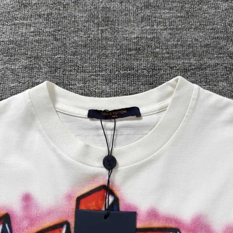 Louis Vuitton Louis Vuitton White Cotton Men's T-Shirt XS 0089 Size US XS / EU 42 / 0 - 3 Thumbnail