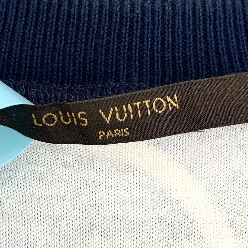 Louis Vuitton Louis Vuitton Navy Blue Men's Sweatshirt 0089 Size US M / EU 48-50 / 2 - 5 Thumbnail