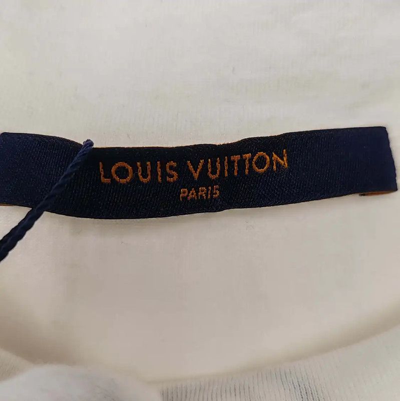 Louis Vuitton Louis Vuitton White Cotton Men's T-Shirt 0089 Size US M / EU 48-50 / 2 - 5 Thumbnail
