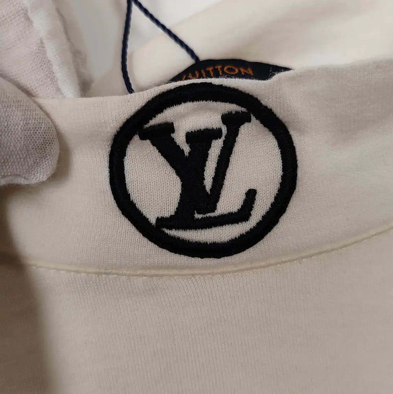 Louis Vuitton Louis Vuitton White Cotton Men's T-Shirt 0089 Size US M / EU 48-50 / 2 - 4 Thumbnail