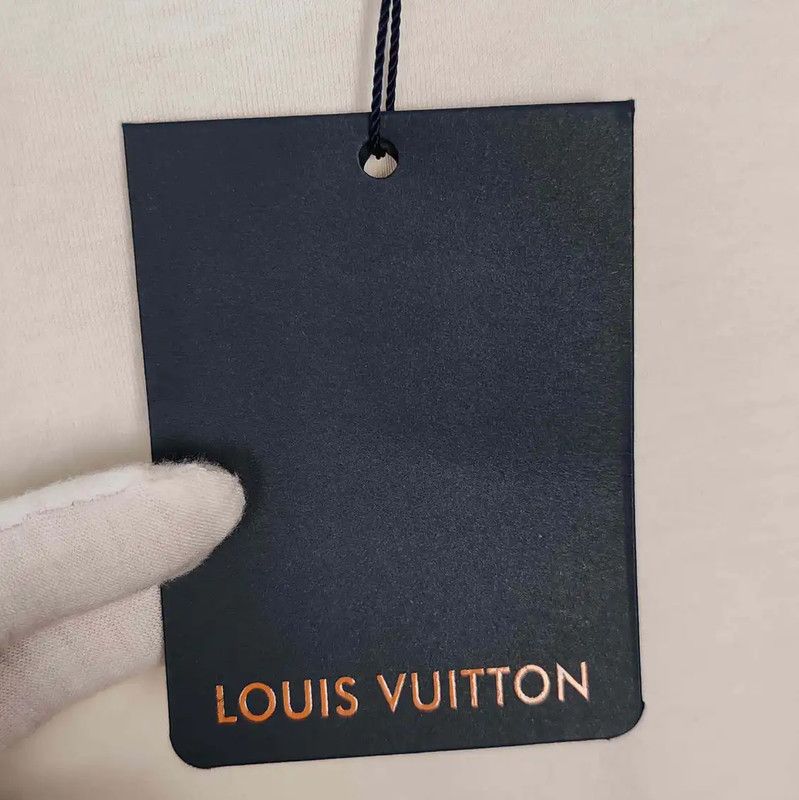 Louis Vuitton Louis Vuitton White Cotton Men's T-Shirt 0089 Size US M / EU 48-50 / 2 - 3 Thumbnail