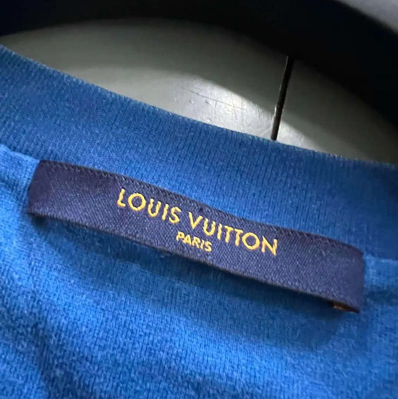 Louis Vuitton Louis Vuitton Blue Summer Cotton T-Shirt 0089 Size US S / EU 44-46 / 1 - 2 Thumbnail
