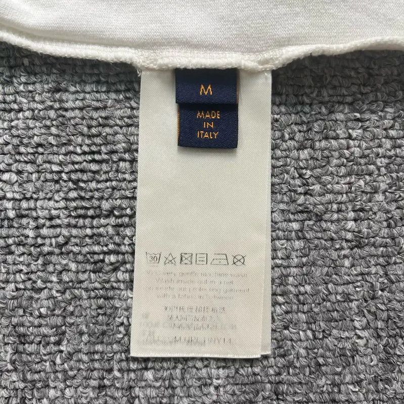 Louis Vuitton Louis Vuitton Men's Cotton T-Shirt in White 0089 Size US M / EU 48-50 / 2 - 5 Thumbnail
