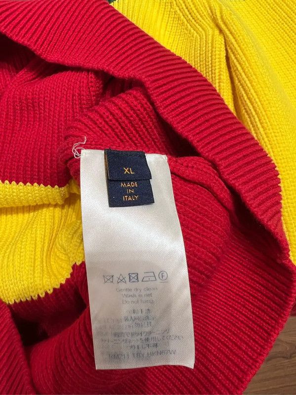 Louis Vuitton Louis Vuitton Men's Color Block Knit Sweater 0089 Size US XL / EU 56 / 4 - 5 Thumbnail