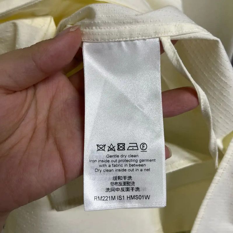 Louis Vuitton Louis Vuitton White Cotton Men's Shirt XL 0089 Size US XL / EU 56 / 4 - 6 Thumbnail