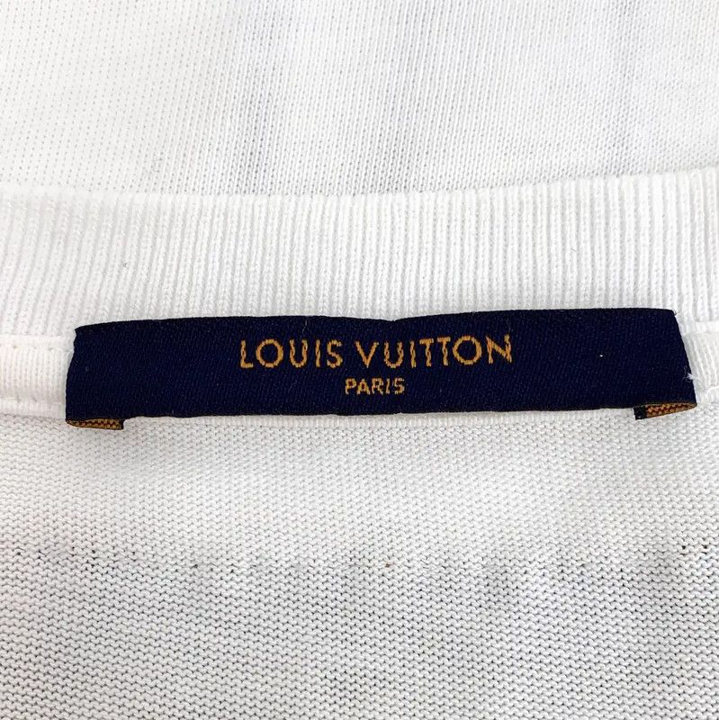 Louis Vuitton Louis Vuitton White Cotton T-Shirt for Men 0089 Size US L / EU 52-54 / 3 - 6 Thumbnail