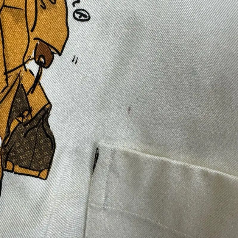 Louis Vuitton Louis Vuitton Men's Summer Graphic Short Sleeve Shirt 0089 Size US S / EU 44-46 / 1 - 5 Thumbnail
