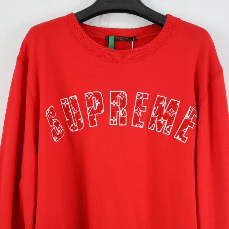 Louis Vuitton Louis Vuitton Men's Red Sweatshirt for Spring Autumn 0089 Size US L / EU 52-54 / 3 - 3 Thumbnail