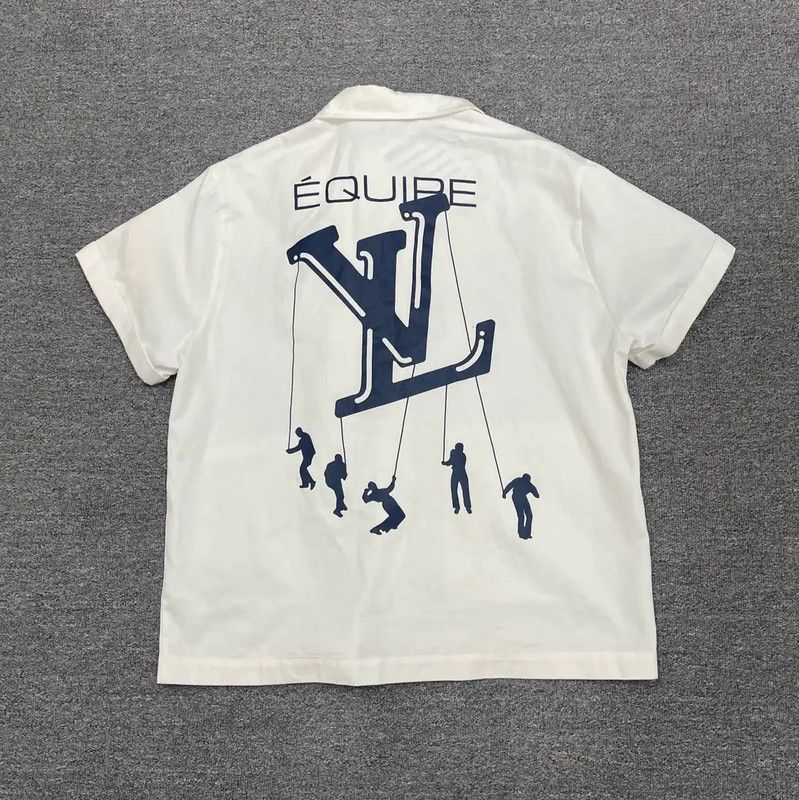 Louis Vuitton Louis Vuitton White Cotton Short Sleeve Shirt 0089 Size US S / EU 44-46 / 1 - 2 Thumbnail