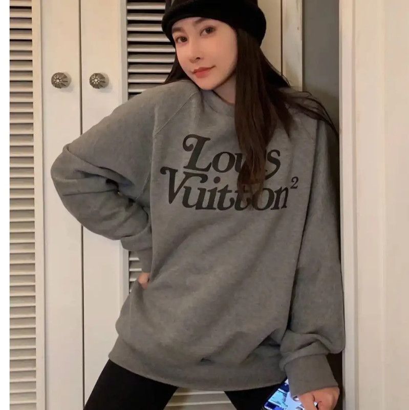 Louis Vuitton Louis Vuitton Gray Cotton Blend Embroidered Sweatshirt 0089 Size US M / EU 48-50 / 2 - 8 Thumbnail