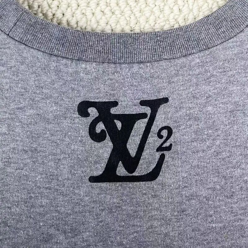 Louis Vuitton Louis Vuitton Gray Cotton Blend Embroidered Sweatshirt 0089 Size US M / EU 48-50 / 2 - 5 Thumbnail