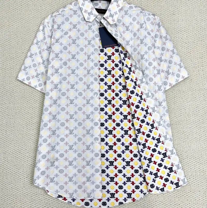 Louis Vuitton Louis Vuitton Spring Autumn Casual Embroidered Shirt 0089 Size US M / EU 48-50 / 2 - 5 Thumbnail