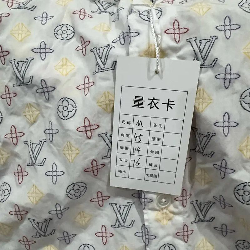 Louis Vuitton Louis Vuitton White Cotton Men's Shirt 0089 Size US M / EU 48-50 / 2 - 4 Thumbnail