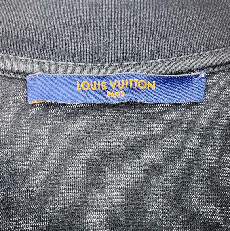 Louis Vuitton Louis Vuitton Black Cotton Men's T-Shirt 0089 Size US S / EU 44-46 / 1 - 3 Thumbnail