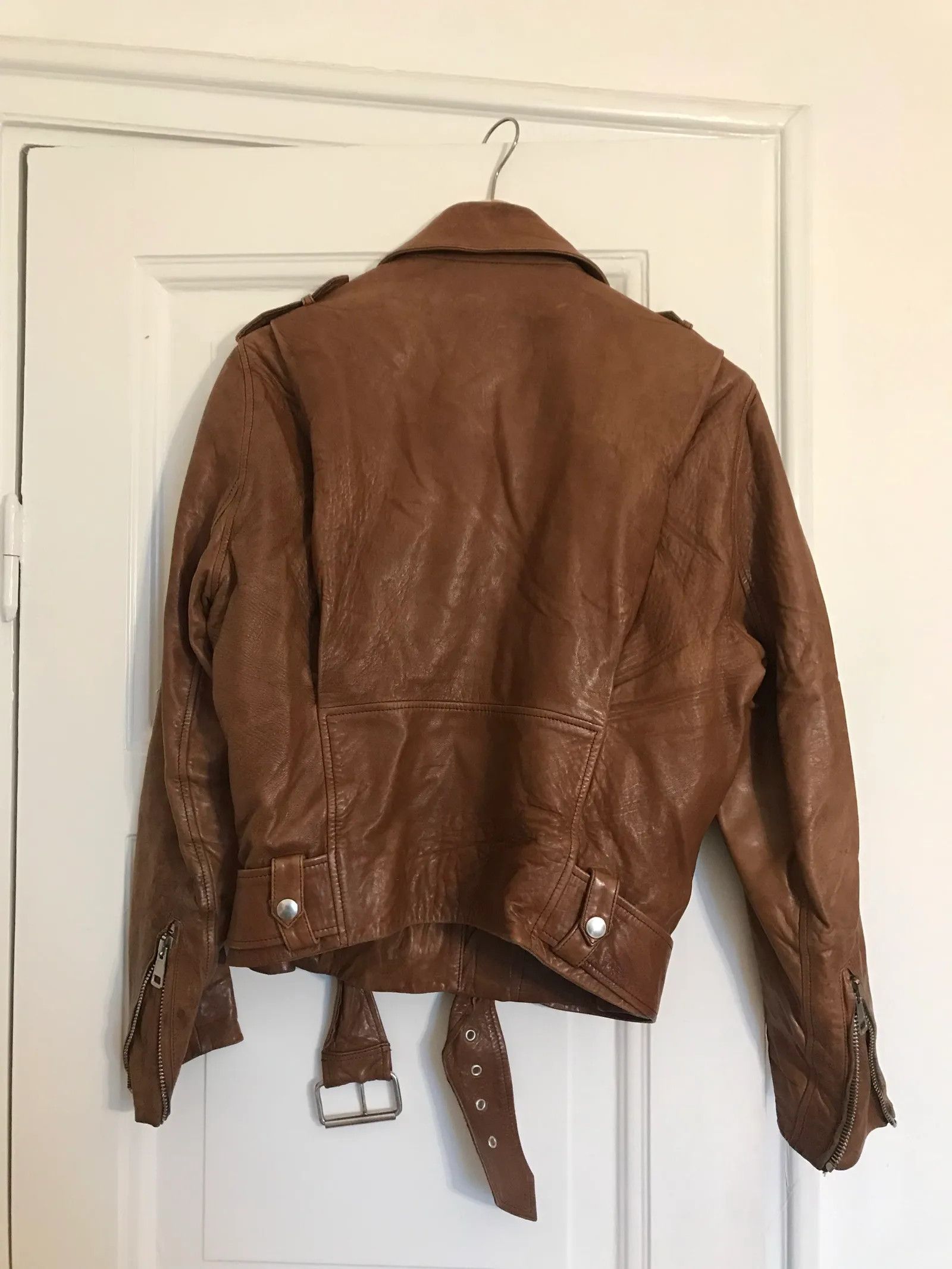 Acne Studios Acne Studios Leather Jacket Size S / US 4 / IT 40 - 4 Thumbnail