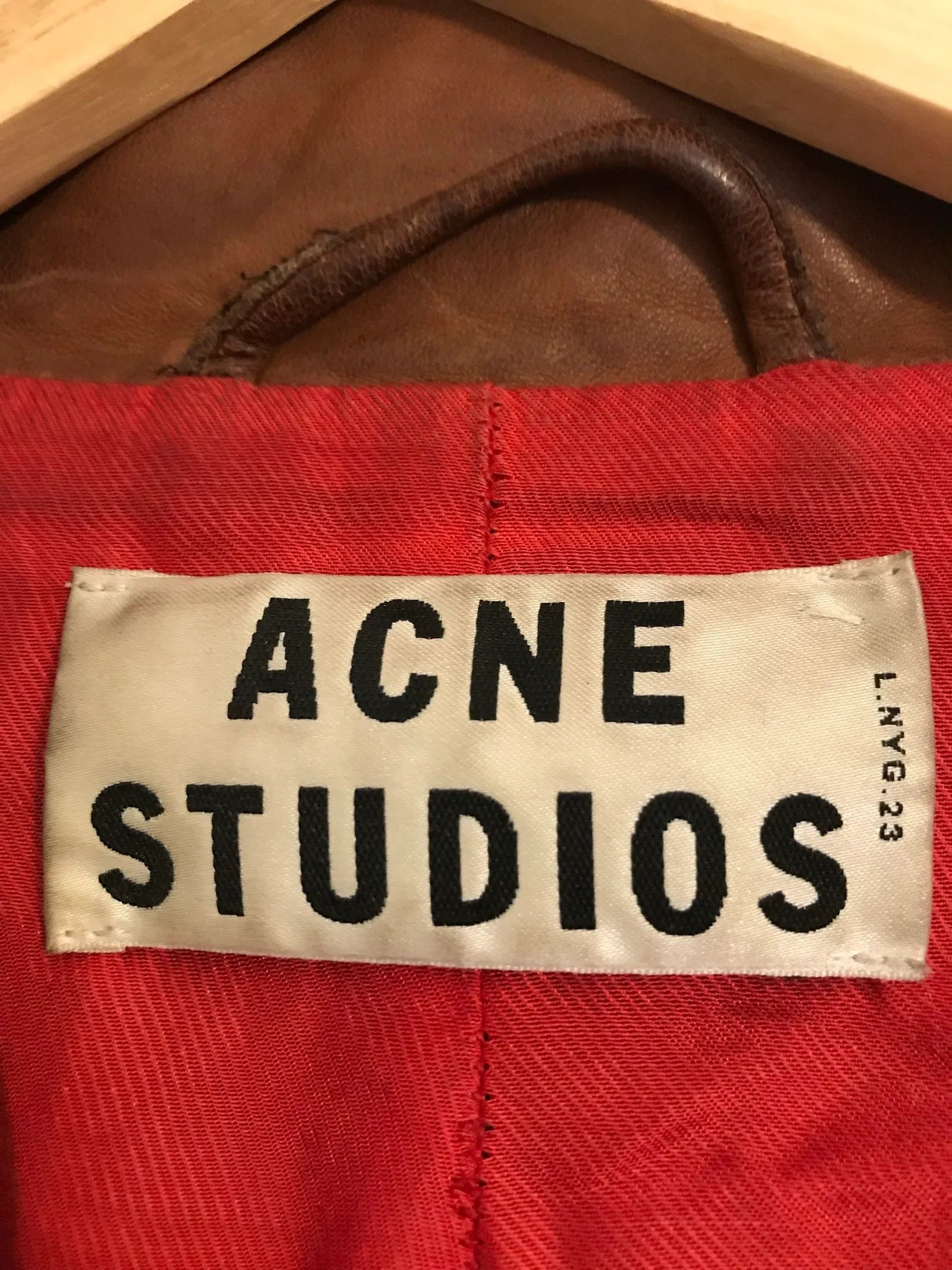 Acne Studios Acne Studios Leather Jacket Size S / US 4 / IT 40 - 2 Thumbnail
