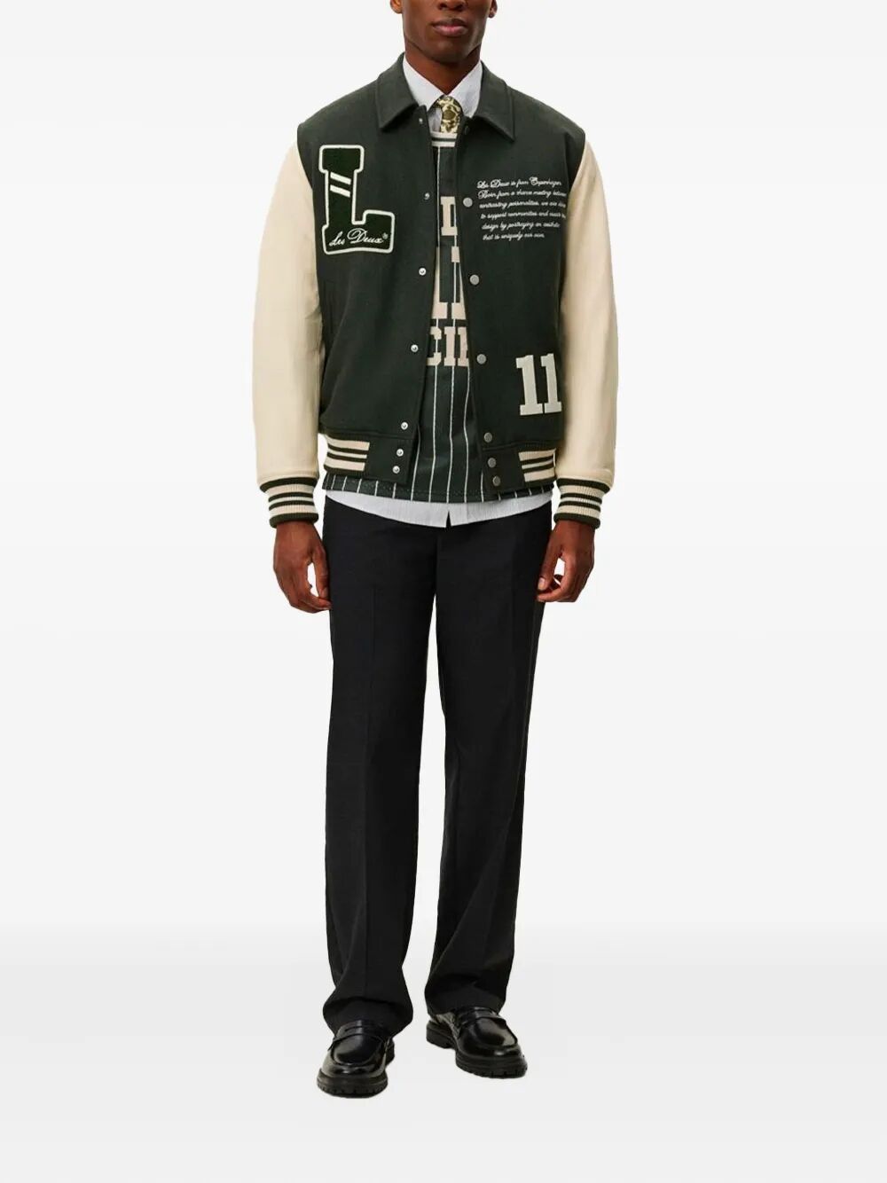 Les Deux "LES DEUX VARSITY" WOOL JACKET Size US S / EU 44-46 / 1 - 3 Thumbnail