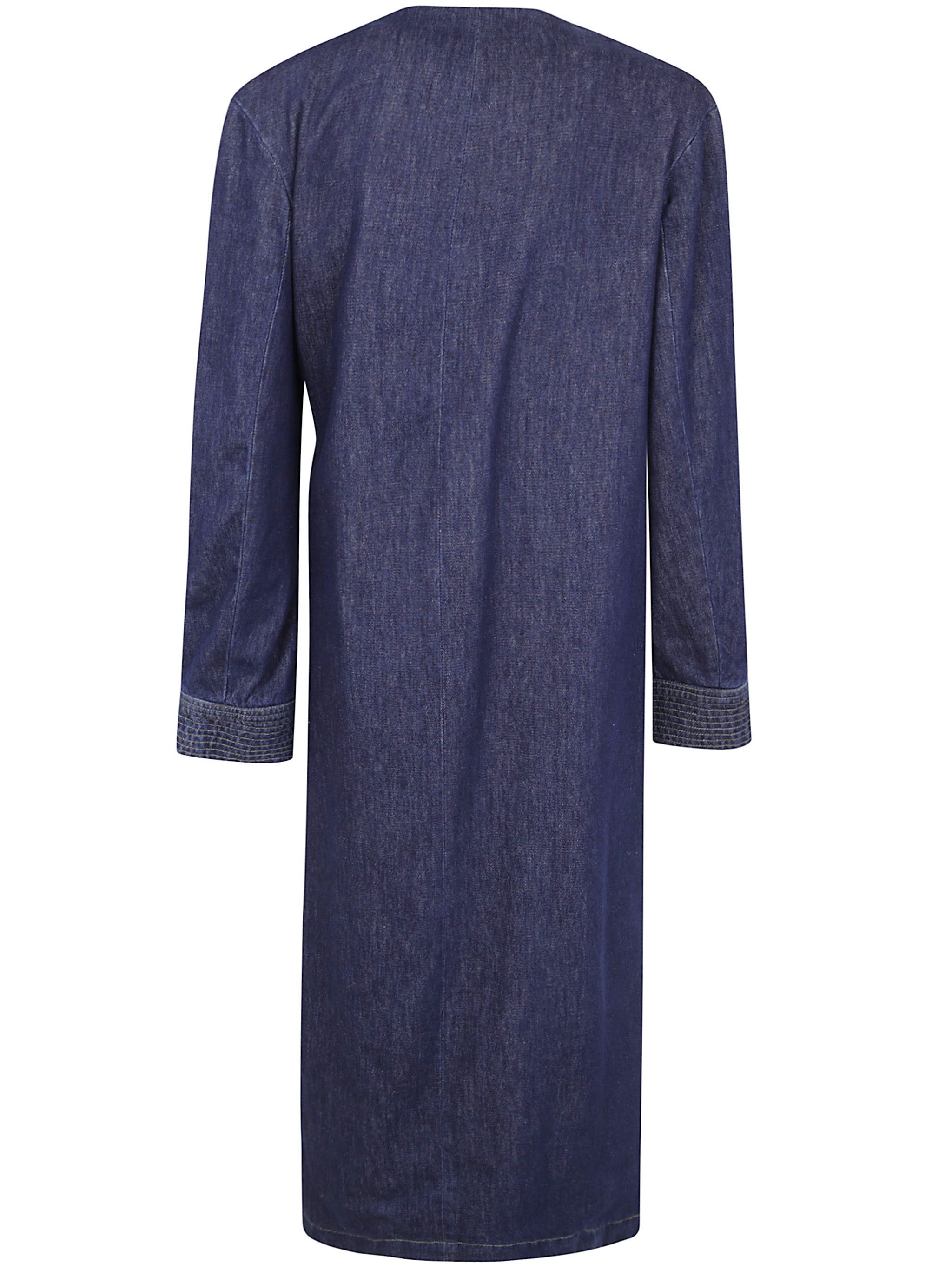 Dries Van Noten "RIVLA DENIM" COAT Size L / US 10 / IT 46 - 2 Thumbnail