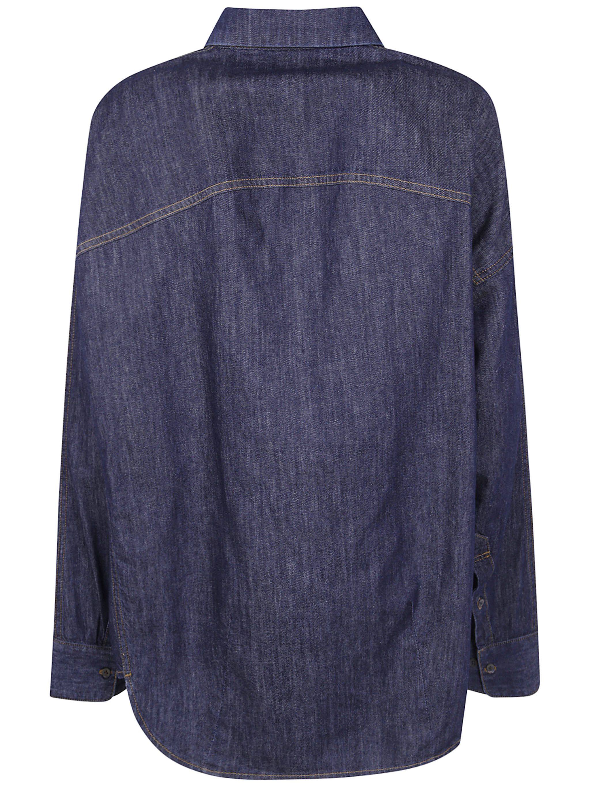 Dries Van Noten "CASIO DENIM" SHIRT Size M / US 6-8 / IT 42-44 - 2 Thumbnail