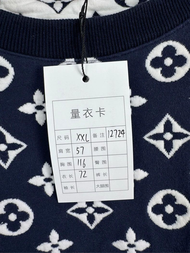 Louis Vuitton LOUIS VUITTON Monogram Knit Sweatshirt - dmc Size US XXL / EU 58 / 5 - 6 Thumbnail