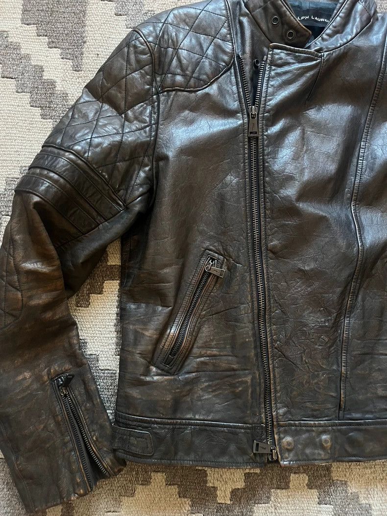 RRL Ralph Lauren Ralph Lauren Black Label Leather Jacket - dmc Size US L / EU 52-54 / 3 - 2 Thumbnail