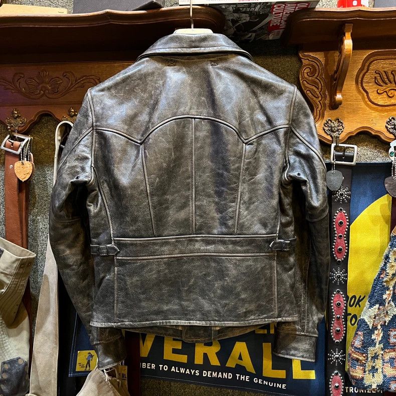 RRL Ralph Lauren RRL Leather Biker Jacket - dmc Size US S / EU 44-46 / 1 - 2 Thumbnail