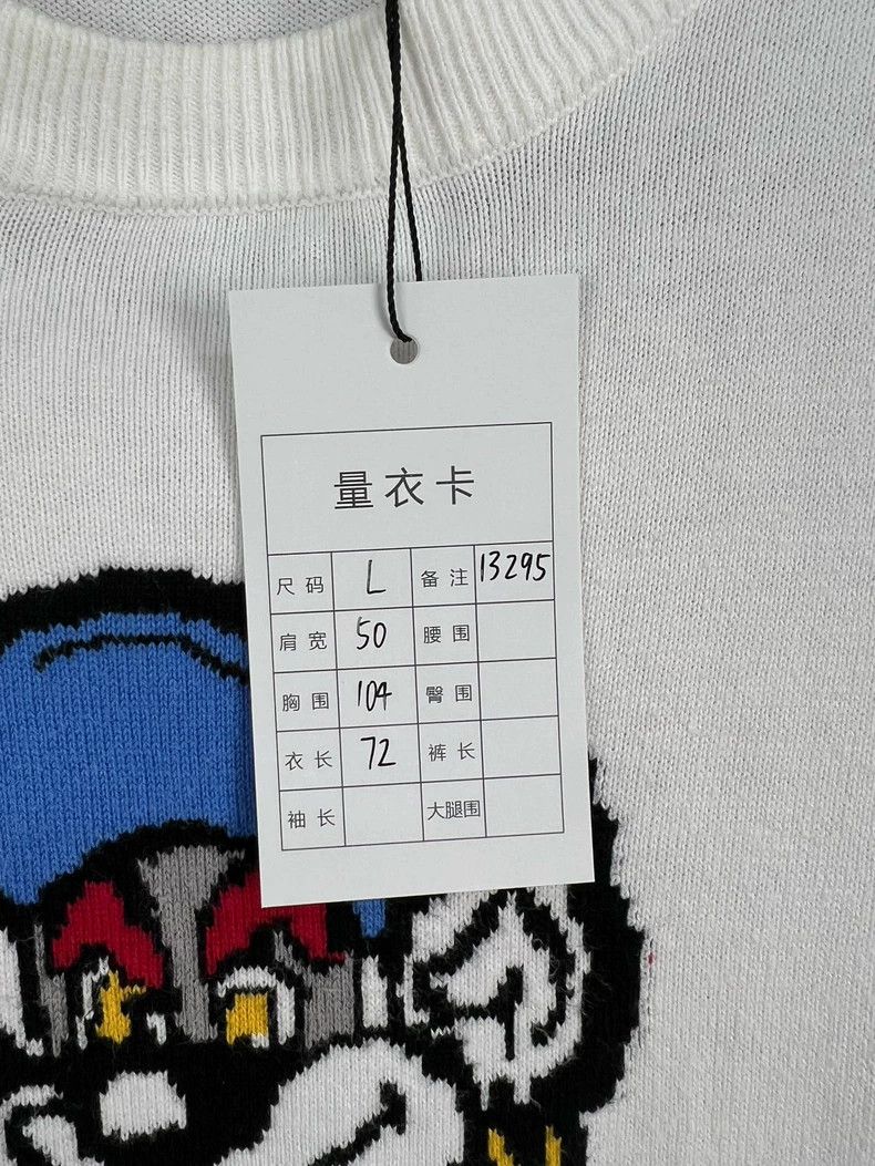 Louis Vuitton LOUIS VUITTON Cartoon Print Knit Tee - dmc Size US L / EU 52-54 / 3 - 5 Thumbnail