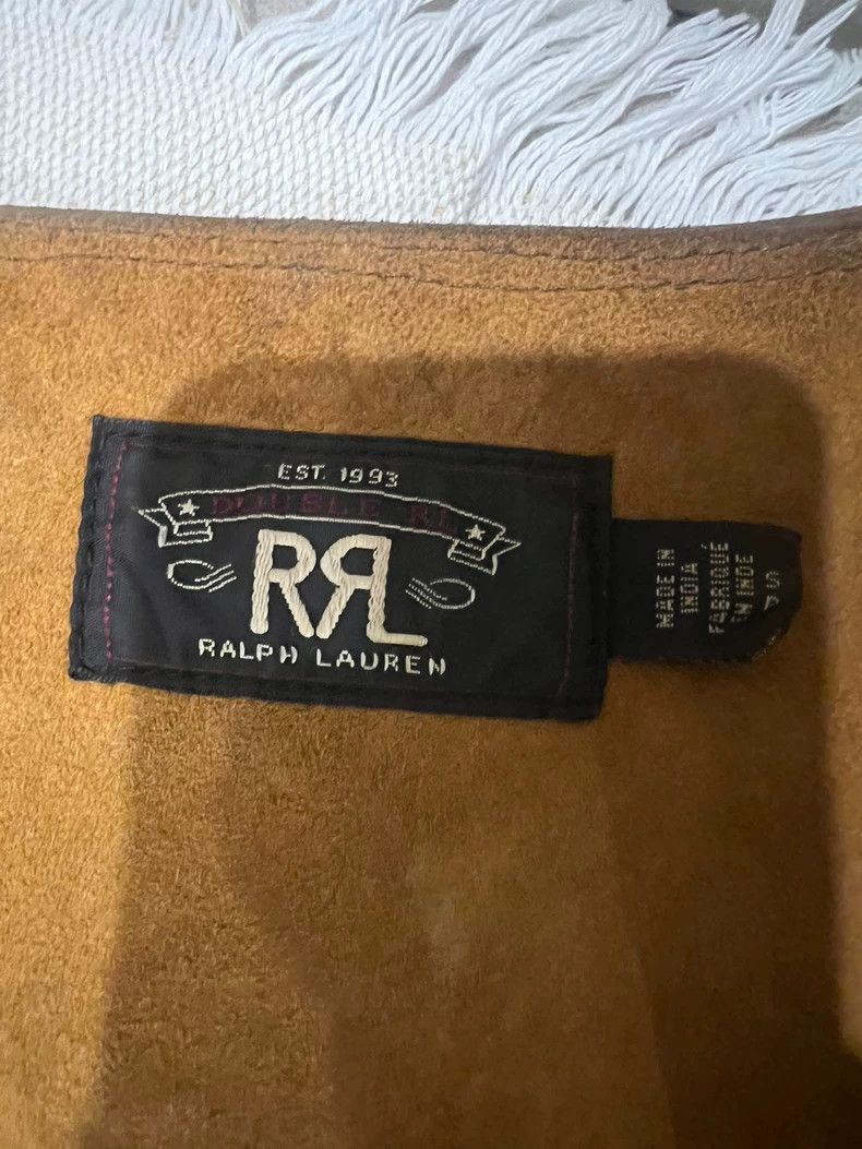 RRL Ralph Lauren RRL Distressed Leather Vest S Size - dmc Size US S / EU 44-46 / 1 - 3 Thumbnail