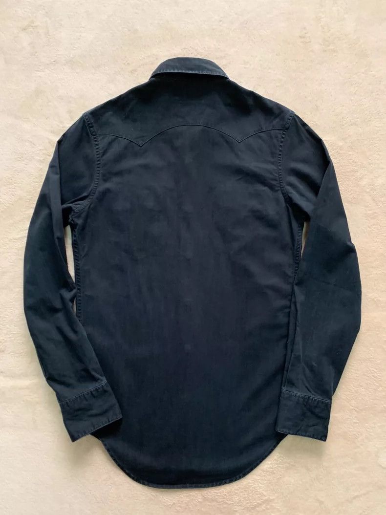 RRL Ralph Lauren RRL Indigo Western Denim Shirt - dmc Size US XS / EU 42 / 0 - 9 Thumbnail