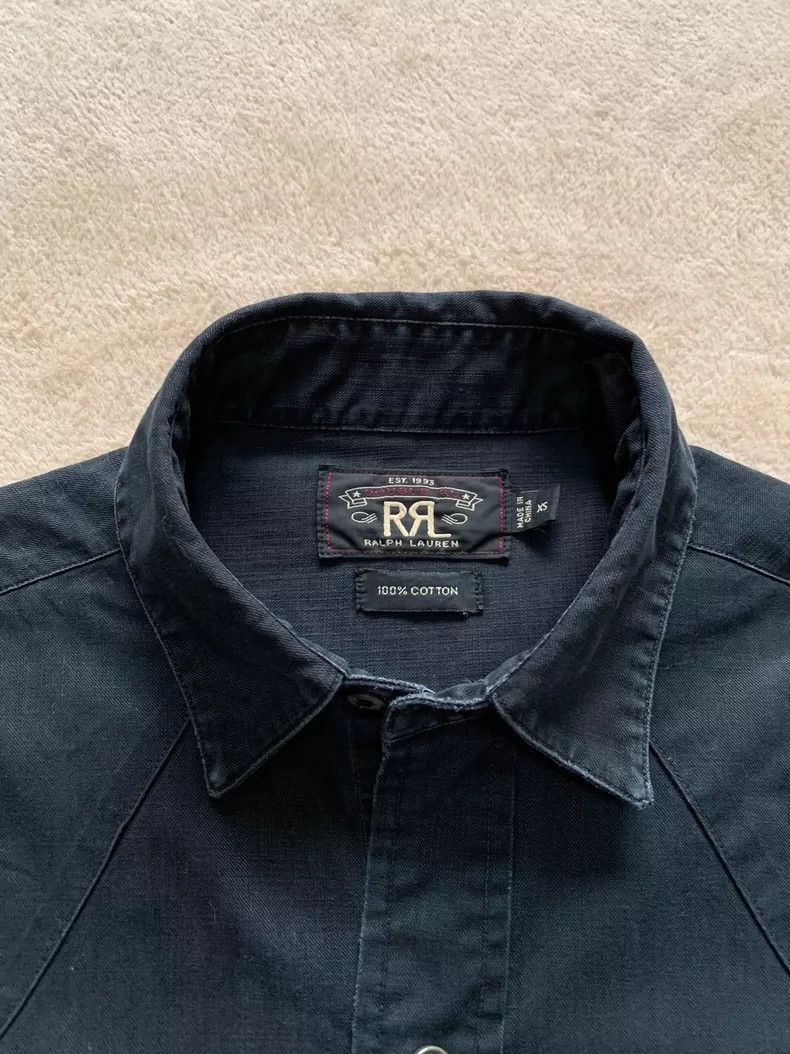 RRL Ralph Lauren RRL Indigo Western Denim Shirt - dmc Size US XS / EU 42 / 0 - 3 Thumbnail